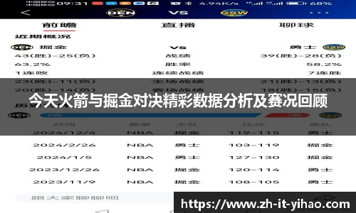 今天火箭与掘金对决精彩数据分析及赛况回顾